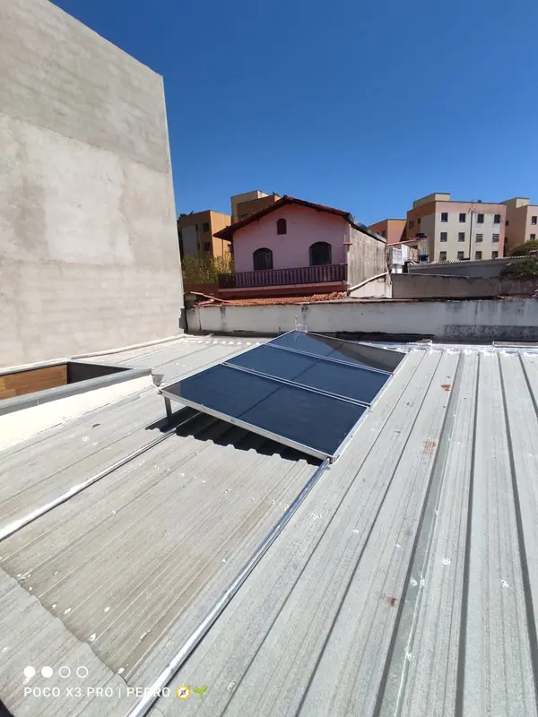 Instalação de aquecimento solar realizada pela Sollar das Gerais