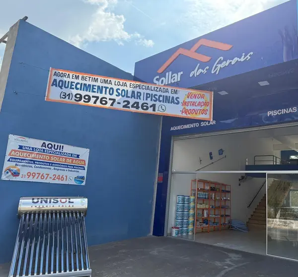 Instalação de aquecimento solar realizada pela Sollar das Gerais