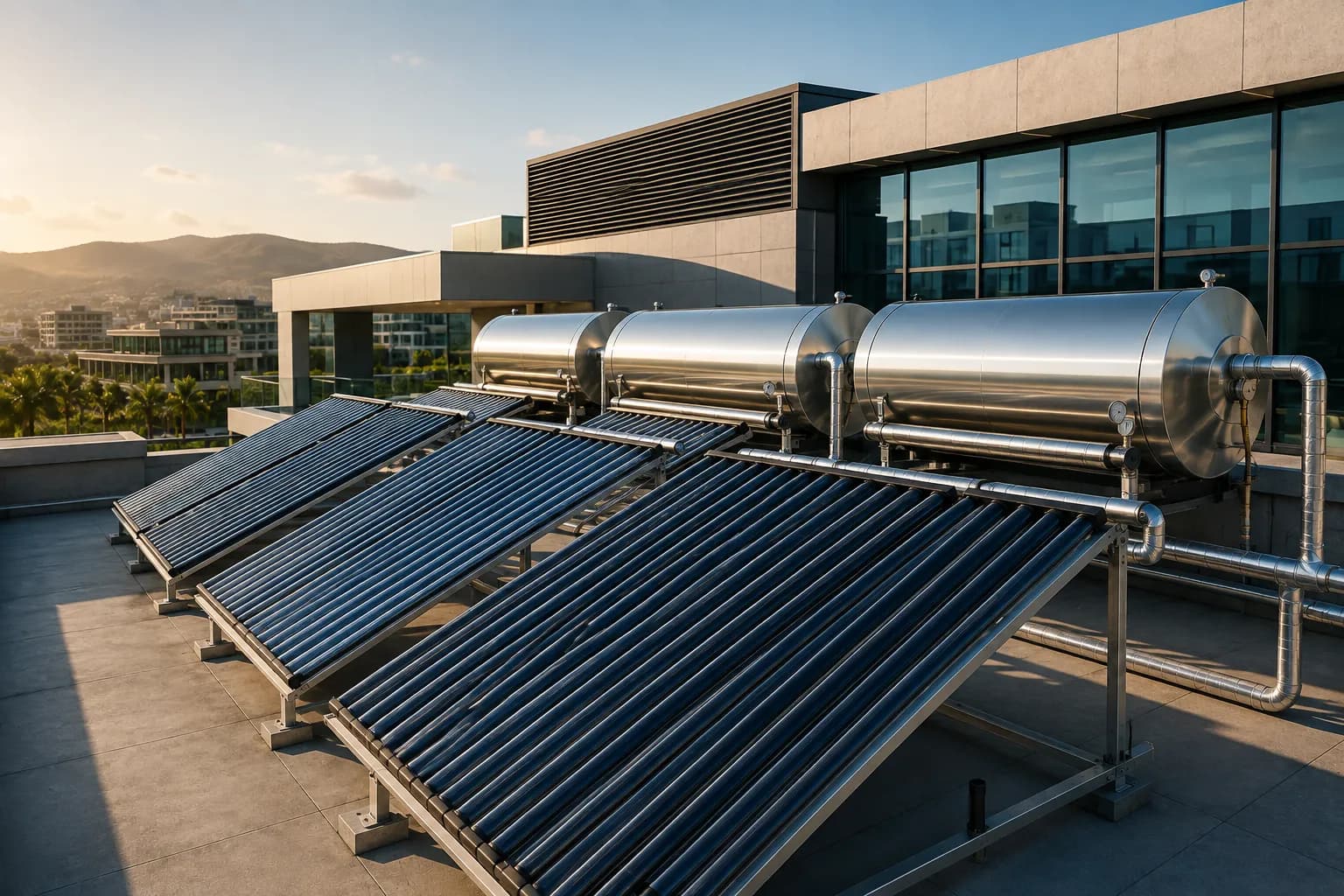 Aquecimento Solar Comercial